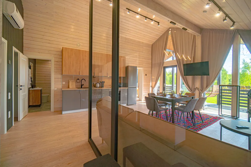 Коттедж Дом с панорамными окнами рядом с Можайским морем — Можайск