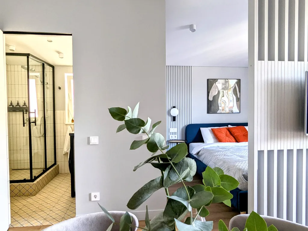 Новая квартира с видовым балконом и лыжной комнатой