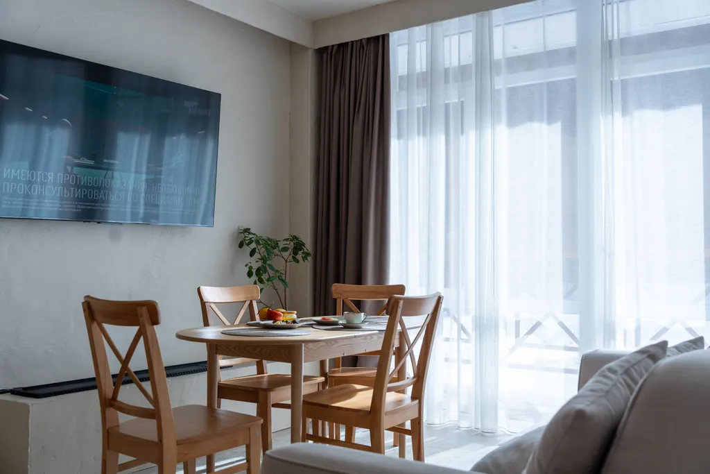 Просторный апартамент с кухней