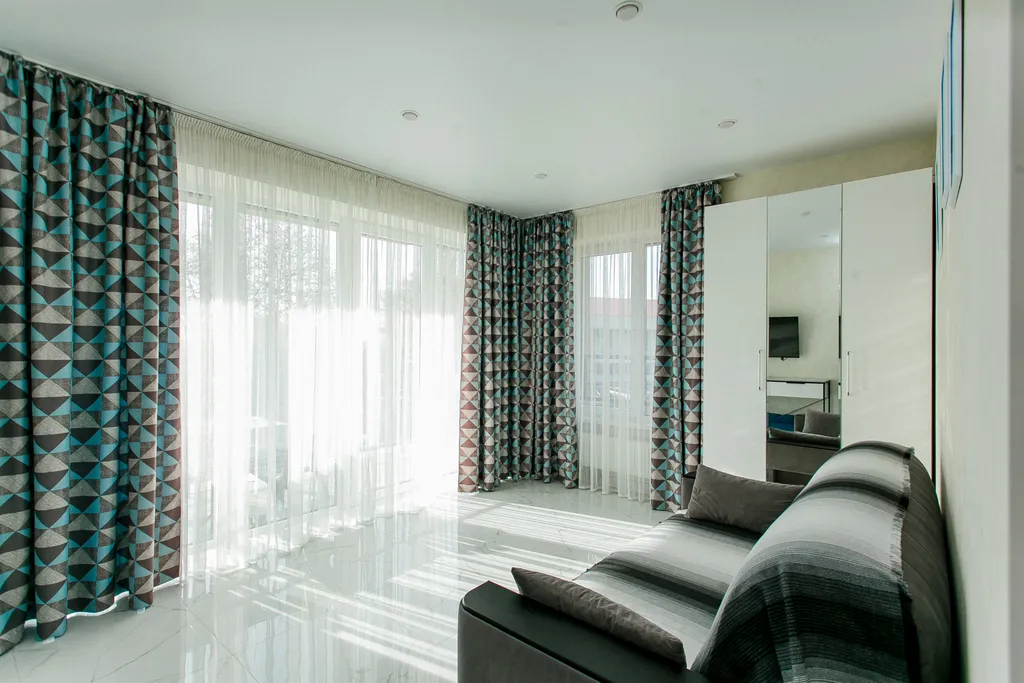 Квартира Светлые апартаменты с двумя спальнями и балконом с качелью — аренда посуточно в Дагомыс