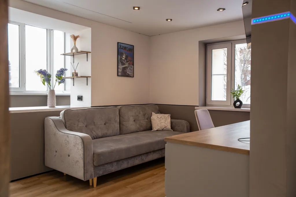 Стильная современная квартира с умной Алисой