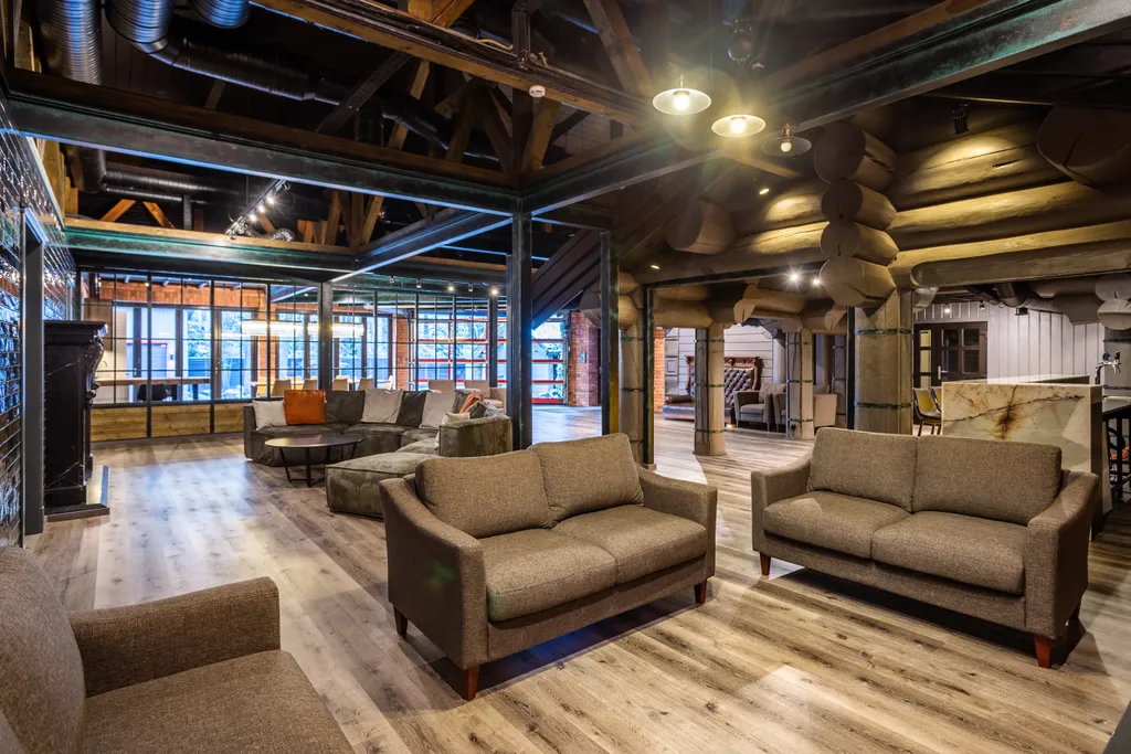 Коттедж Стильный загородный коттедж в стиле лофт — Зеленогорск