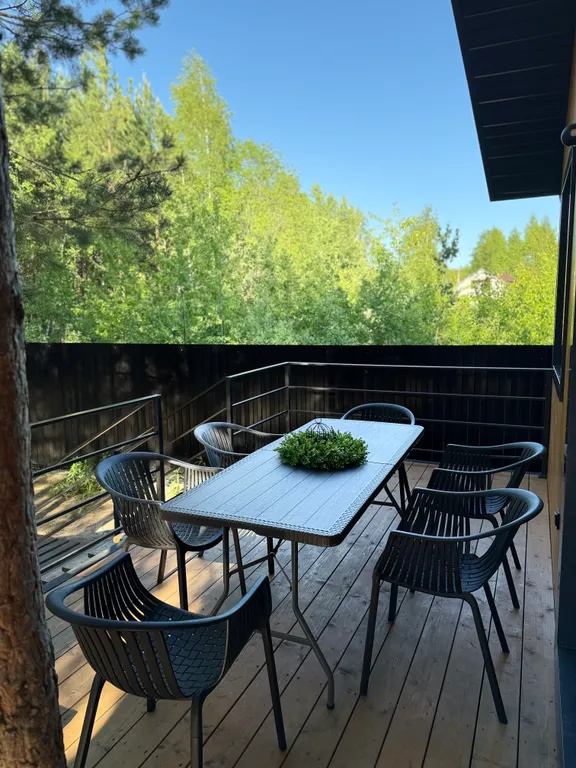 Гостевой дом с баней и чаном в лесу