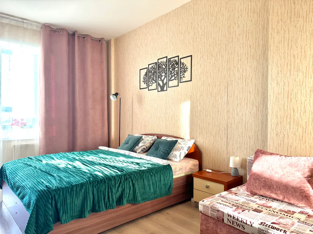 Просторная евродвухкомнатная квартира рядом с парком Горького