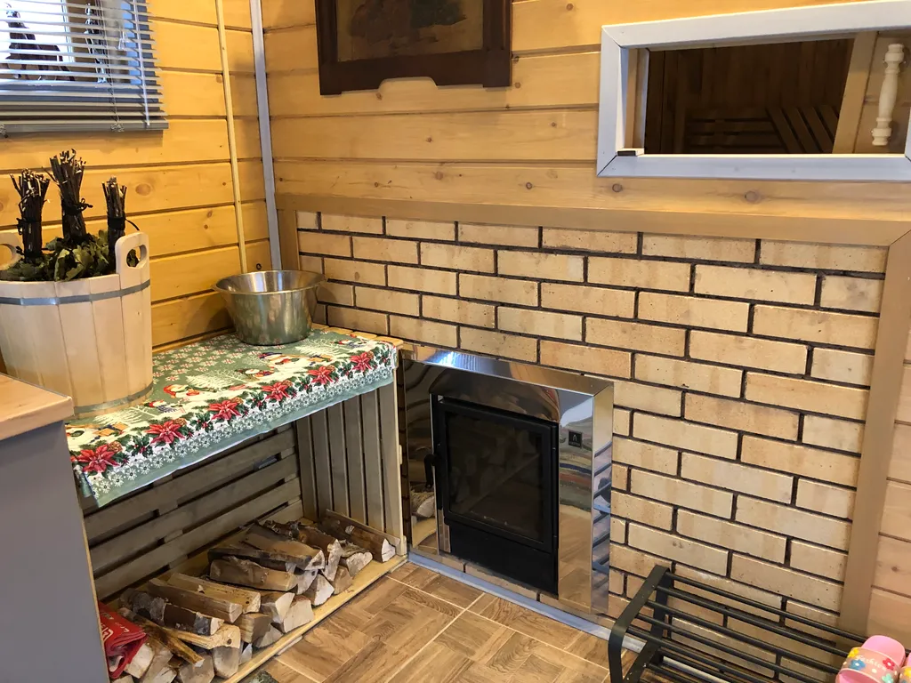 Коттедж Коттедж с камином, финская сауна русская баня на дровах — Ломоносов