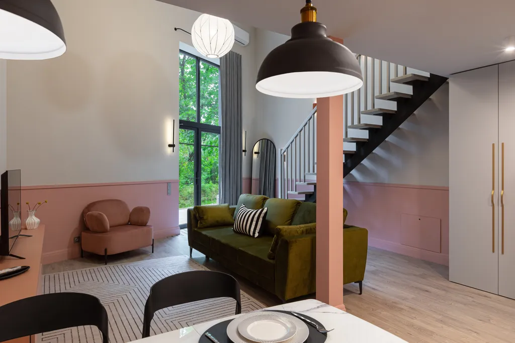 Boutique apartments. 3-комнатные двухуровневые апартаменты Pina Colada