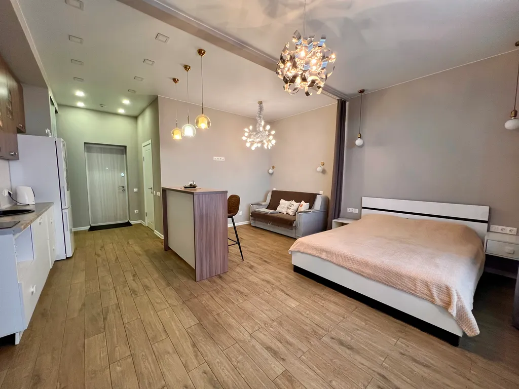 Просторная студия с видом на море и Ласточкино гнездо.