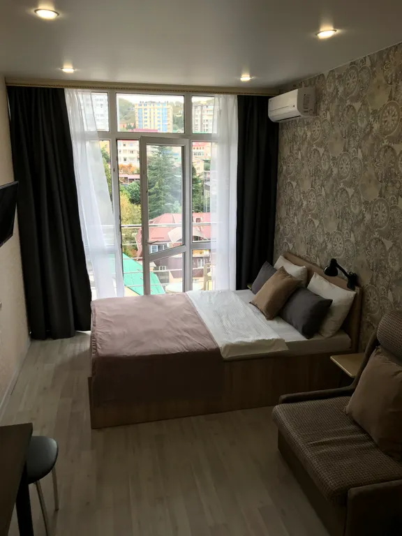 Квартира Квартира Студия с балконом и шикарным видом на горы — Адлер