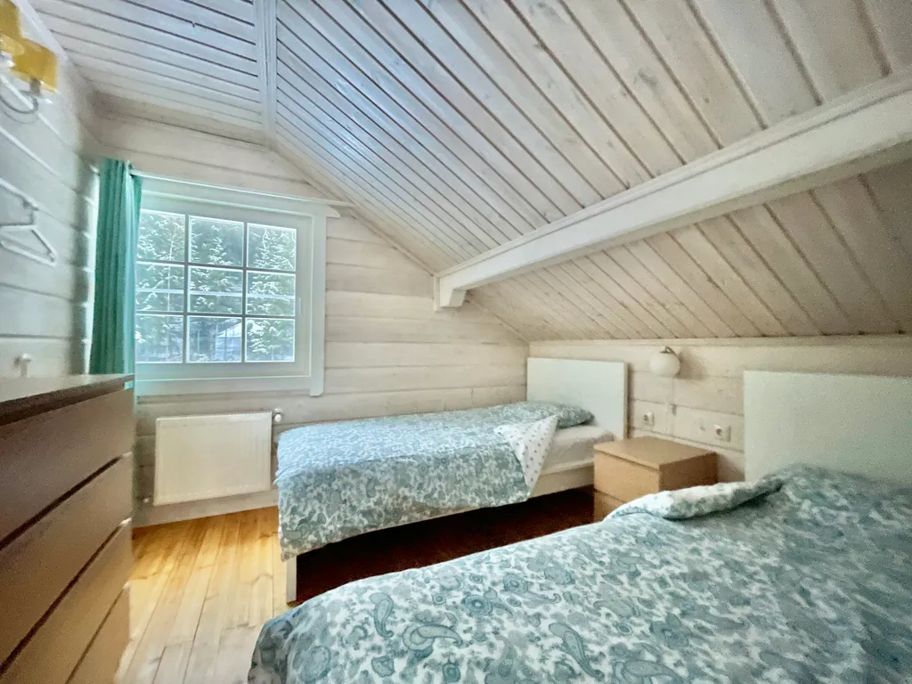 Коттедж сауной и камином