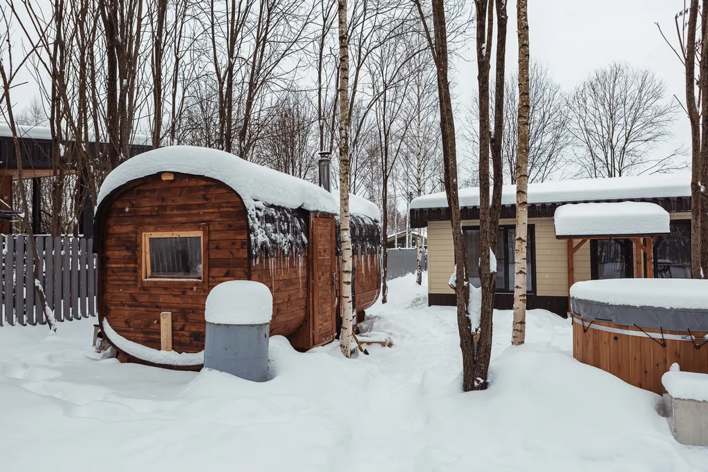 Пшеничный - дом с баней и чаном