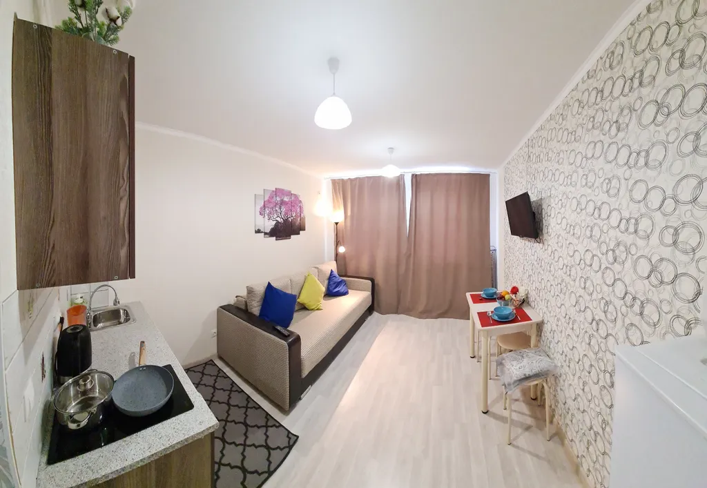 Квартира-студия в новом районе — аренда посуточно в Тюмень