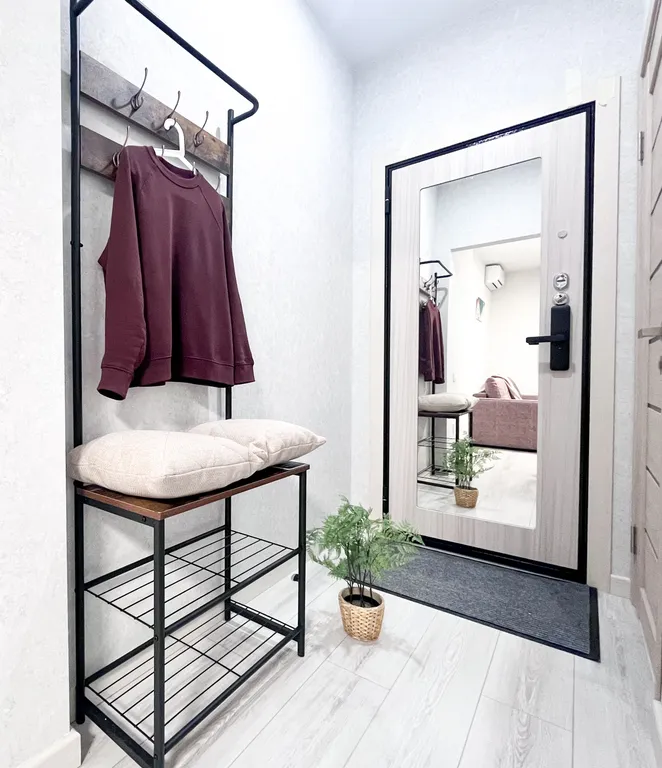 Превосходная студия для двоих с лоджией