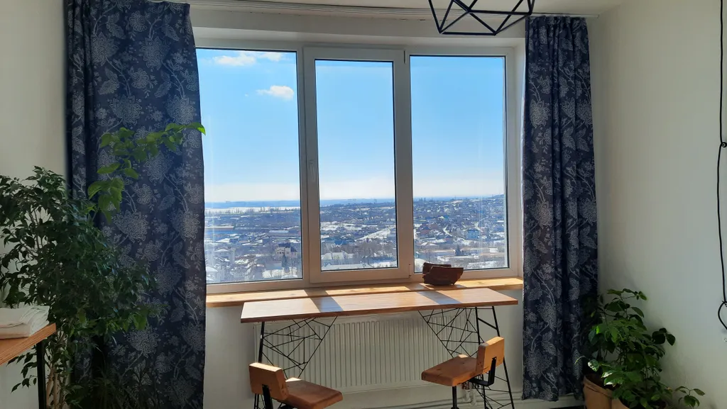 Квартира Студия 2 в стиле эко-лофт с видом на Волгу — аренда посуточно в Саратов