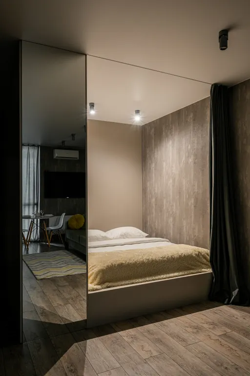 Квартира Шикарная студия с видом на парк Челюскинцев — Минск