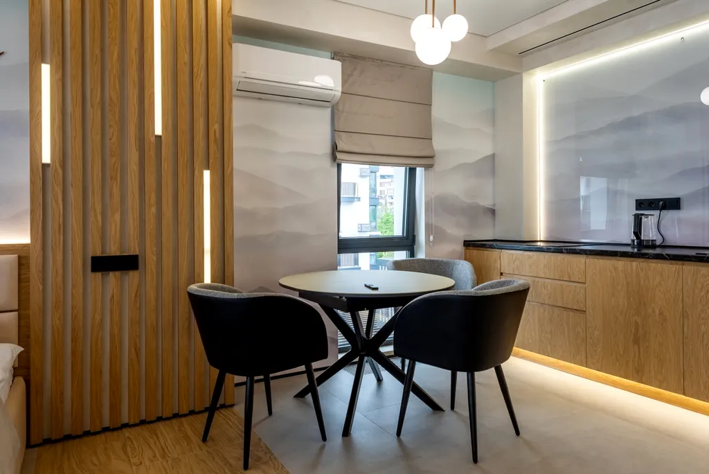 Большая романтическая студия с джакузи и видом на море в ЖК Моравия