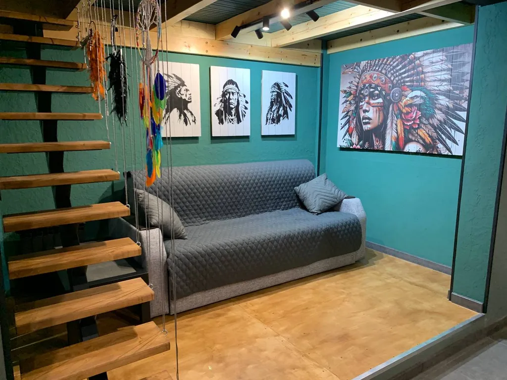 Атмосферный лофт с отдельным входом