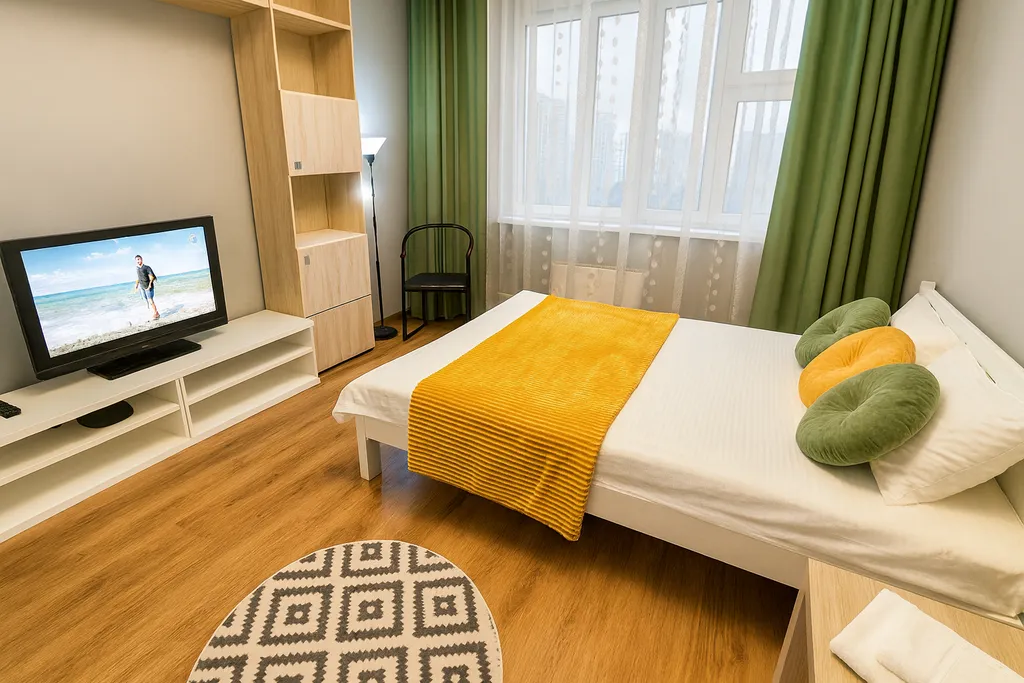 Просторная квартира с рабочим местом — аренда посуточно в Химки