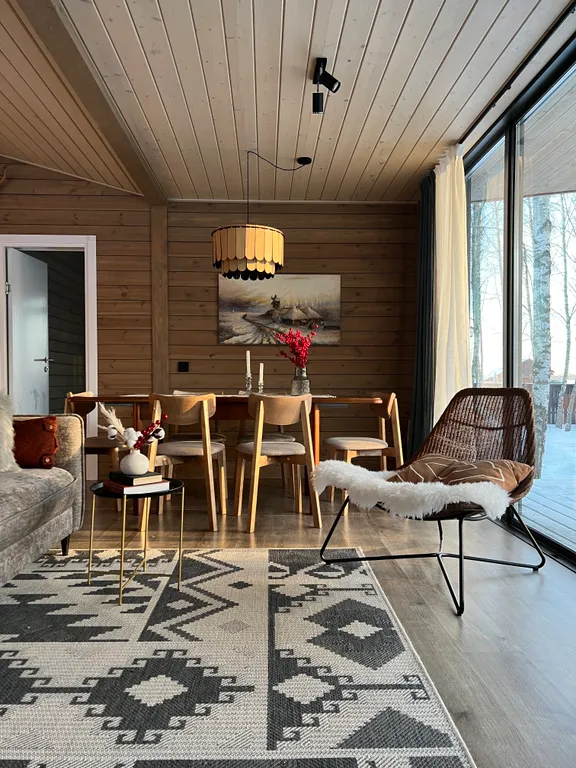 Скандинавский дом на лесном участке