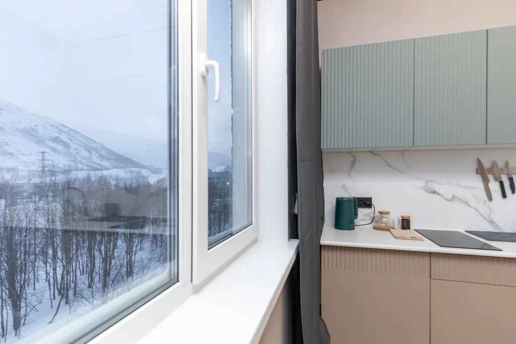 Стильная квартира с прямым видом на горы