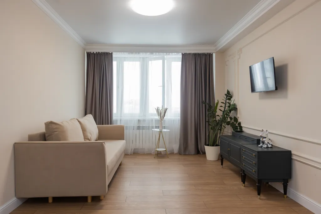 Видовая квартира на 25 этаже в центре города