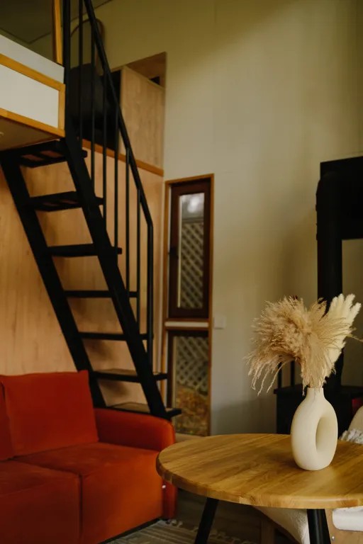 Лесное бунгало с купелью премиум