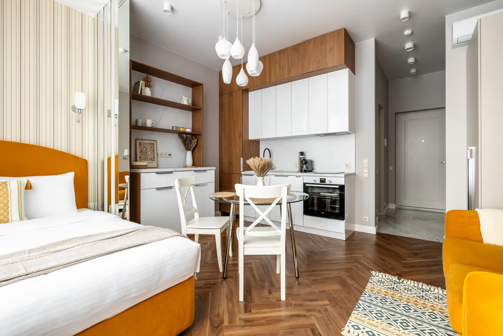 АПАРТАМЕНТЫ "ЛИМОН ФЛЭТПОРТ" РЯДОМ С ПАРКОМ И МОСКВА-СИТИ, 4 гостя