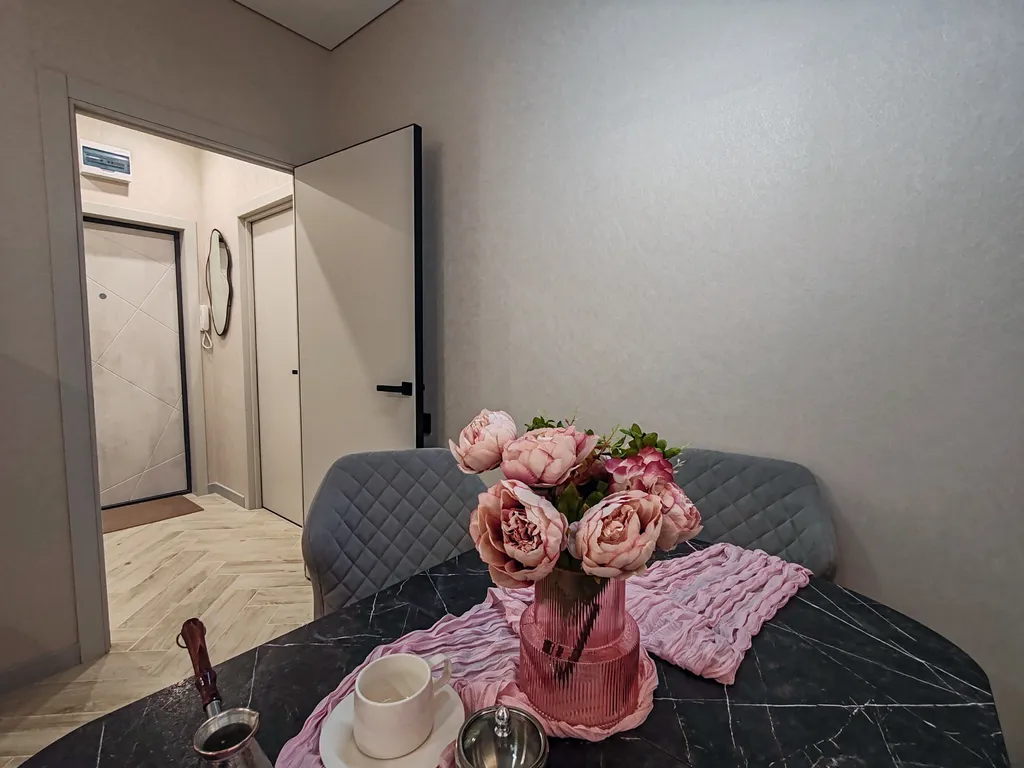 Атмосферная однокомнатная квартира Фламинго