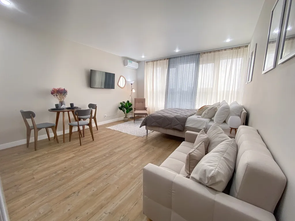 Студия в ЖК Аквамарин на берегу реки