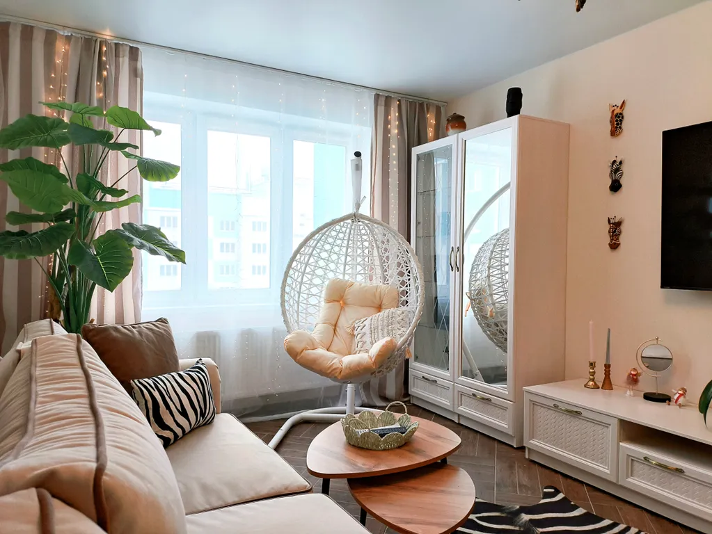 Стильная квартира в новом ЖК для 8