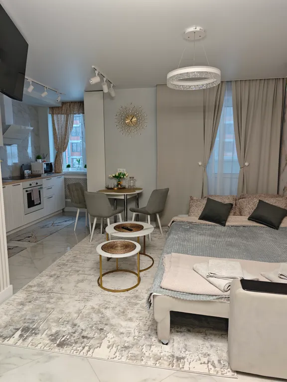 Атмосферная квартира-студия у Глобуса на Зелёной