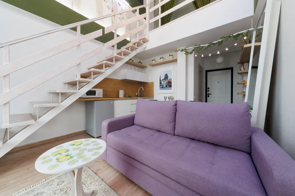 Двухуровневая мансарда у цирка