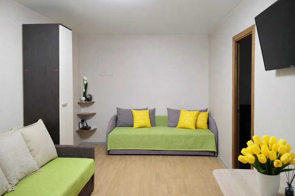 Трёхкомнатная квартира в центре города