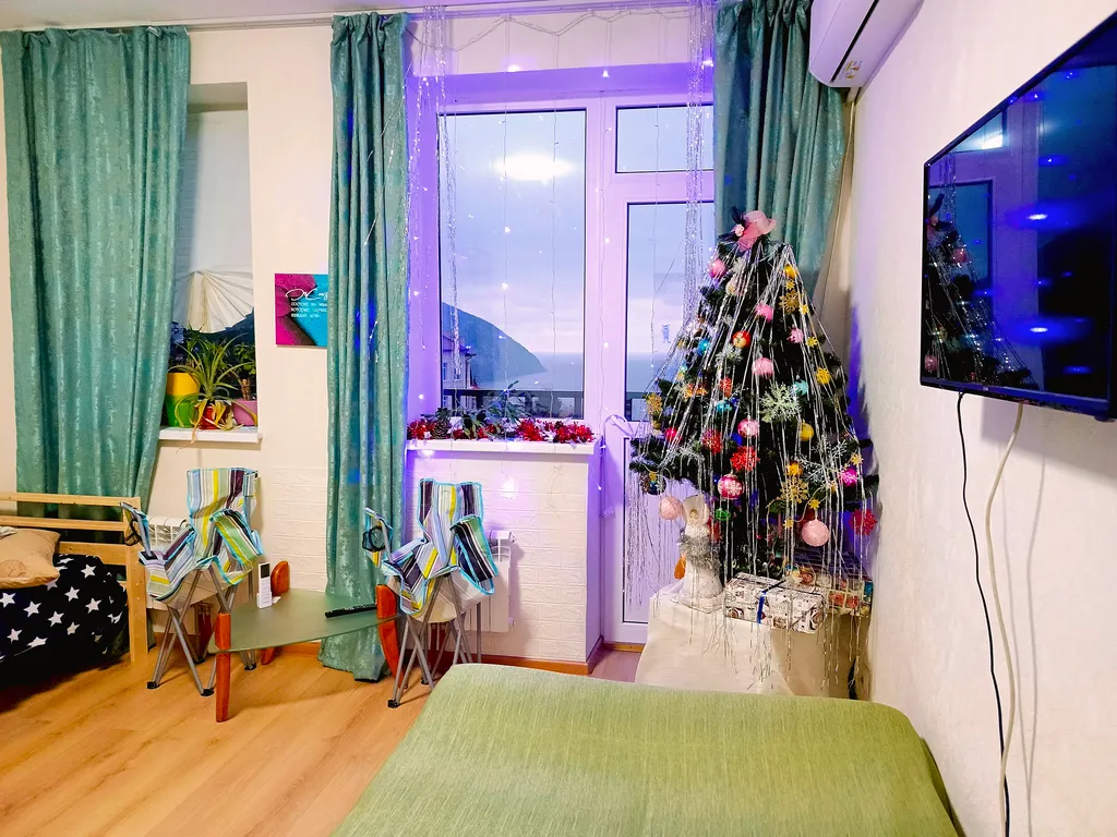 Квартира Комната в квартире с видом на море, кондиционер, дом новый — аренда посуточно в Гурзуф