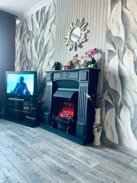 Квартира на горнолыжном курорте с видом на гору и камином