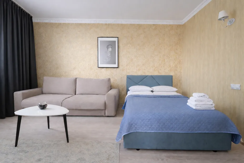 2-комнатная квартира на 23 этаже в ЖК Лазурный квартал — аренда посуточно в Астана (Нур-Султан)