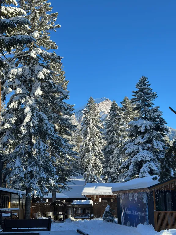 Коттедж Коттедж с видом на горы и лес — Архыз