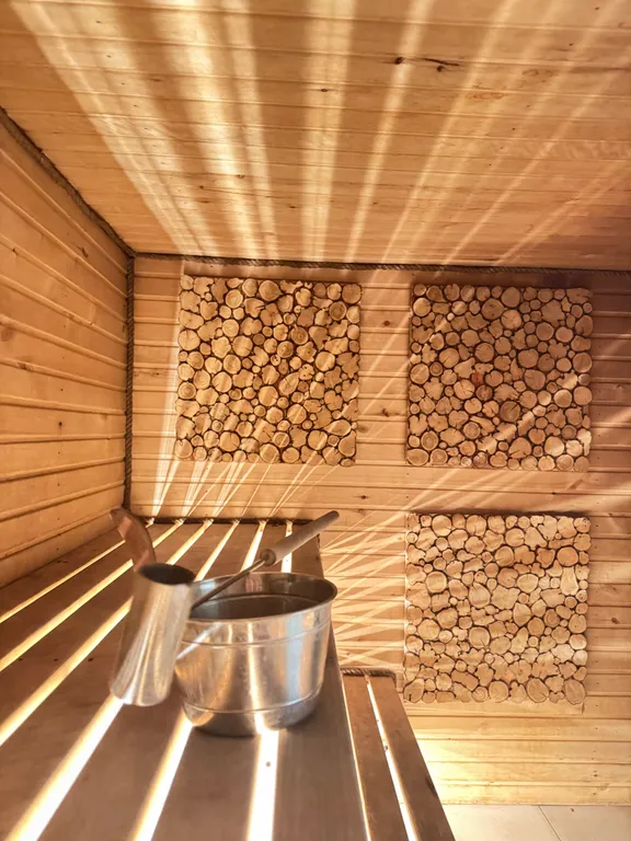 Кайфовая вилла love с русской баней и теплым бассейном в Петергофе