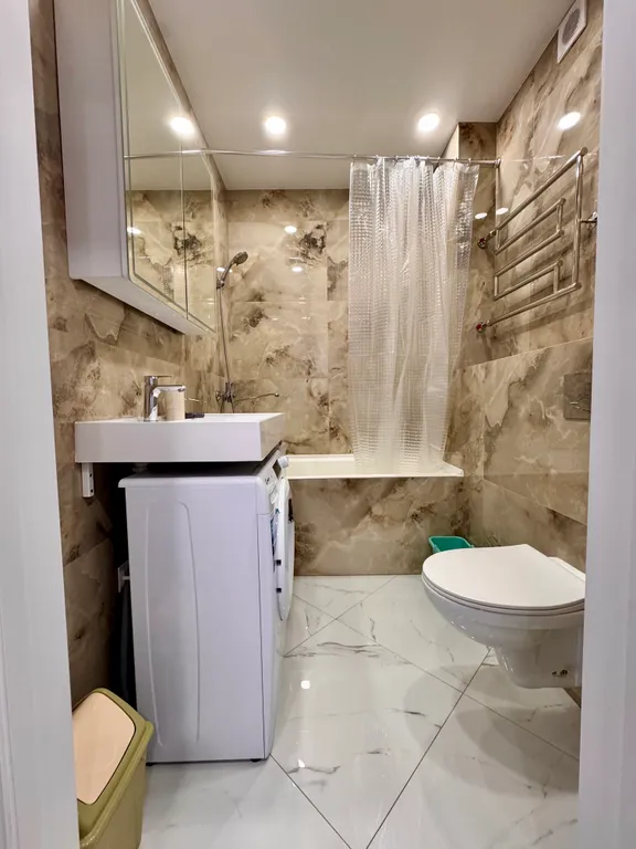 Уютная квартира с видом на весь город ЖК 4 Солнца