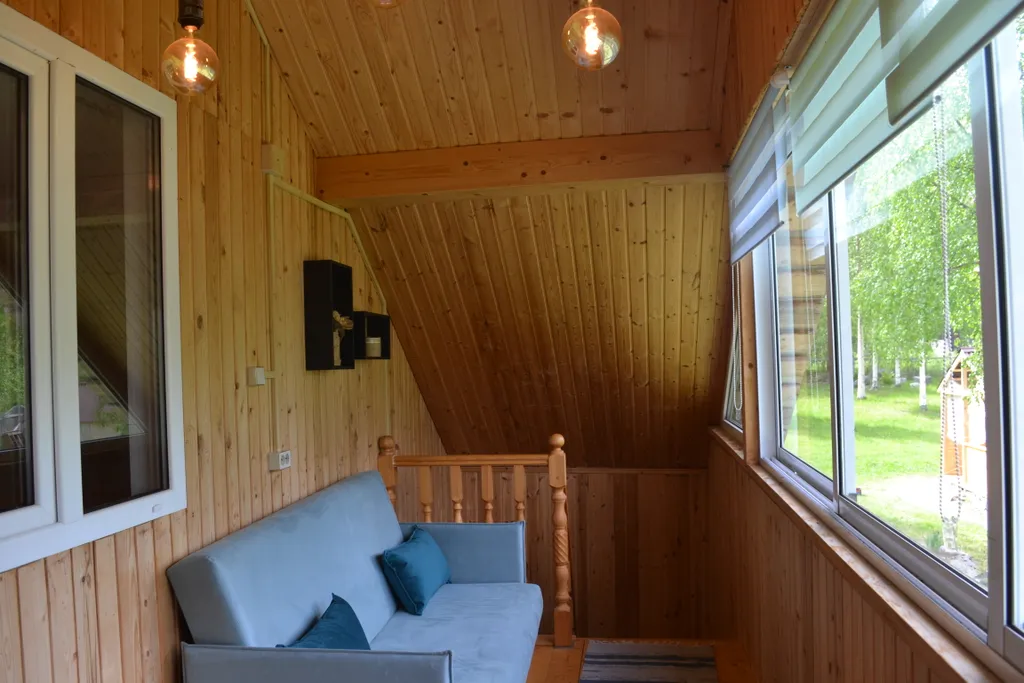 Дом-баня на берегу озера Уросозеро