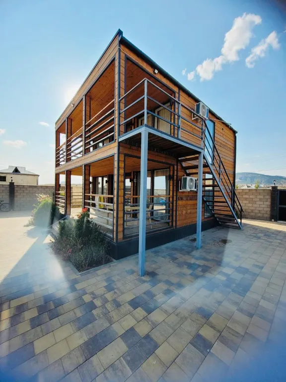 Коттедж Новый комфортный чистый дом с террасой и видом на море на 1 этаже — аренда посуточно в Миндальное