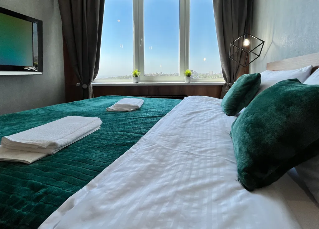 Студия на 24 этаже с видом на Дон