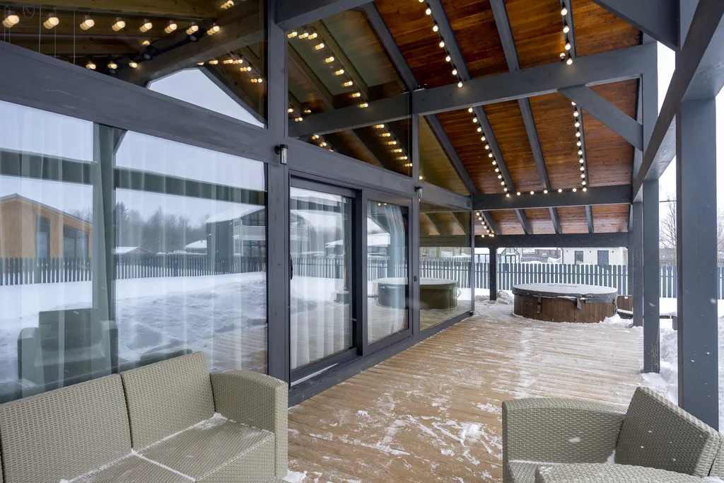 Дом с купелью и сауной