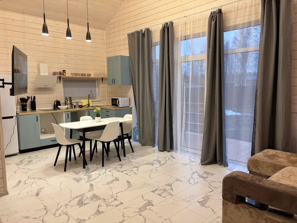 Уютный дом с баней на дровах