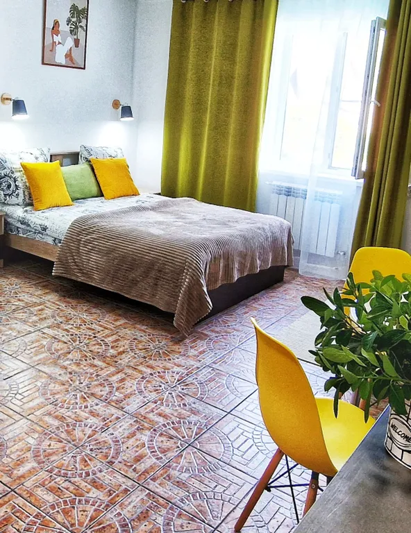 Квартира Квартира Зеленая студия с мини кухней, тихий центр — Геленджик