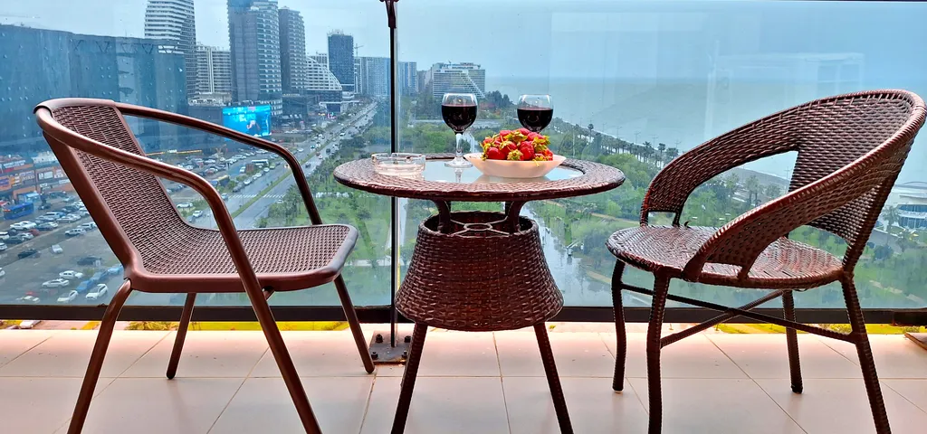 Квартира Апартаменты Beach Tower |первая линия| с панорамным видом на море — Батуми