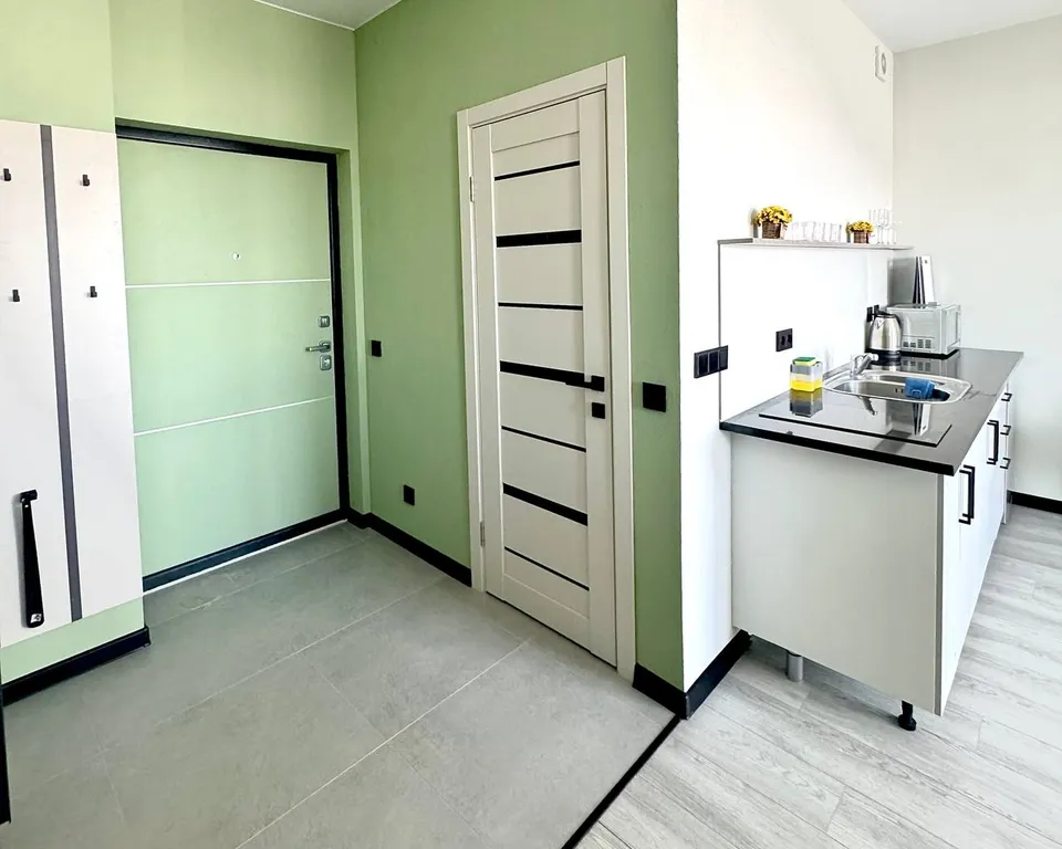 Квартира студия с великолепным видом на город