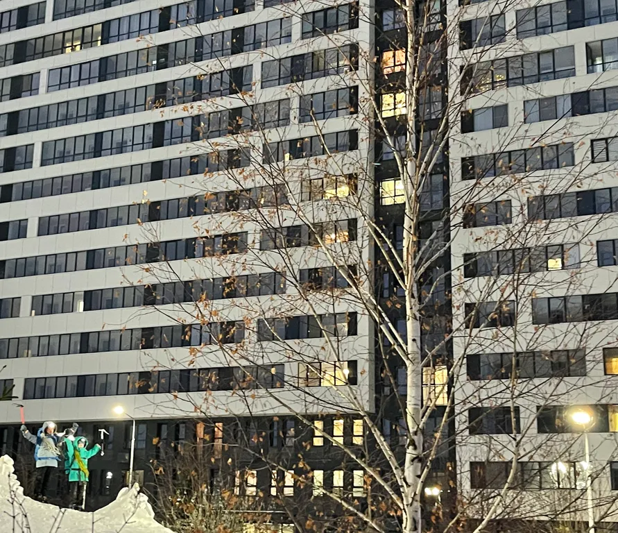 Квартира-пентхаус с высокими потолками