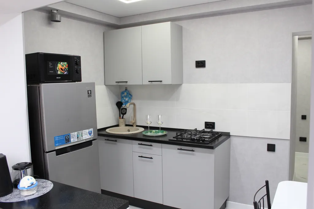 Уютная квартира с панорамными окнами