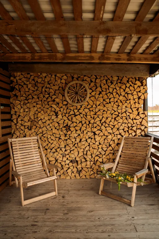 Уютный домик с баней и горячей купелью