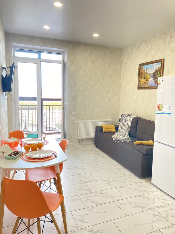 Современная 1-комнатная квартира, центр